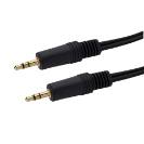 2m 3.5mm Stereo Jack Audio Cable - Male to Male - Gold Connectors
